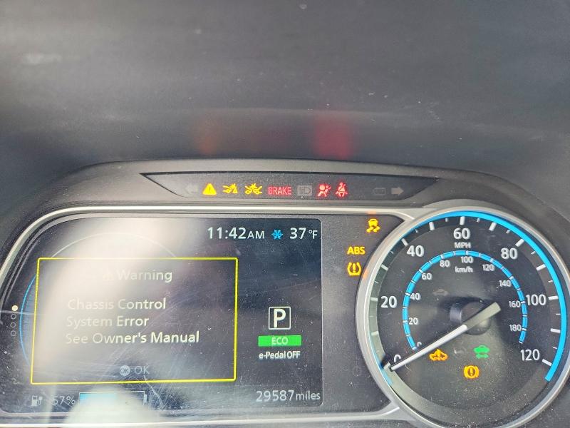 Photo 9 from auction – 2020 NISSAN LEAF S with VIN 1N4AZ1BP8LC309296
