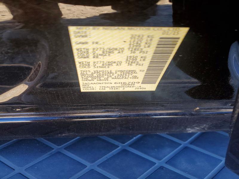 Photo 14 from auction – 2015 NISSAN ARMADA with VIN 5N1AA0NF9FN606709