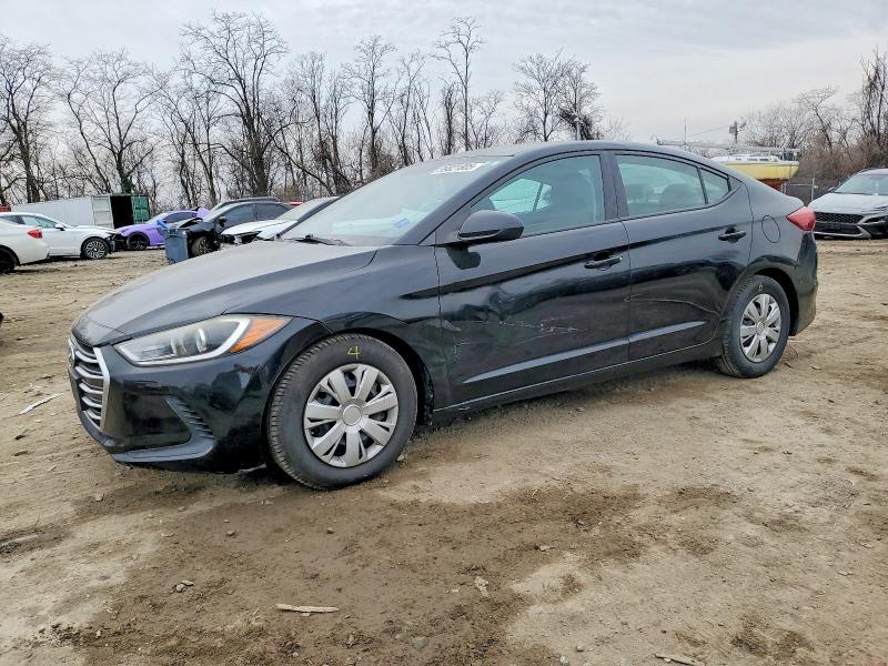 HYUNDAI ELANTRA SE 2017 with VIN 5NPD74LF6HH107833 - Photo from auction