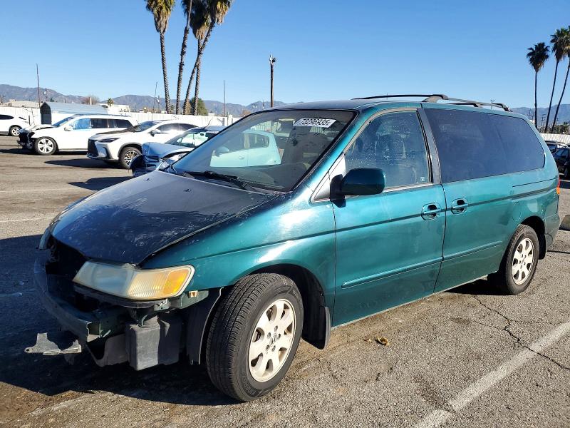 Photo 1 from auction – 2002 HONDA ODYSSEY EX with VIN 2HKRL18622H501362