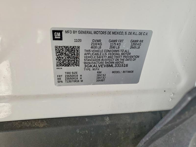 Photo 14 from auction – 2021 GMC TERRAIN SL with VIN 3GKALVEV8ML331516