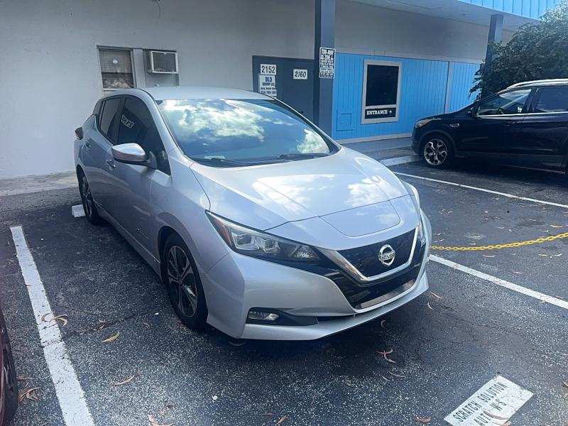 NISSAN LEAF S 2018 with VIN 1N4AZ1CP2JC314604 - Photo from auction