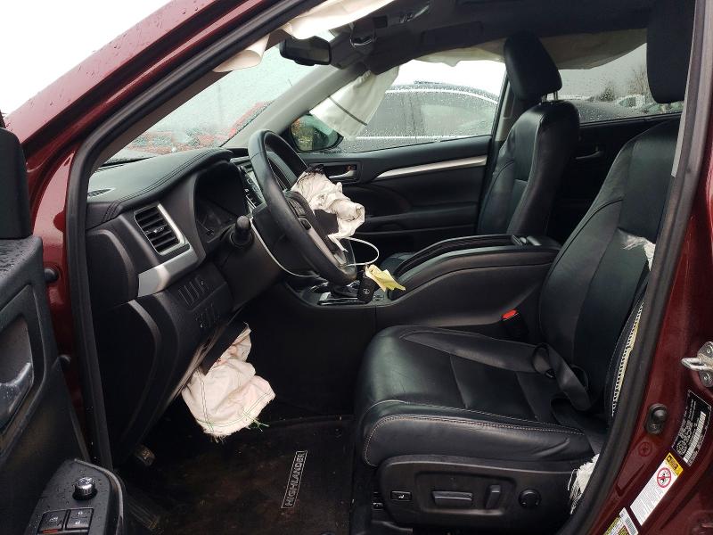 Photo 7 from auction – 2016 TOYOTA HIGHLANDER with VIN 5TDJKRFH0GS259188