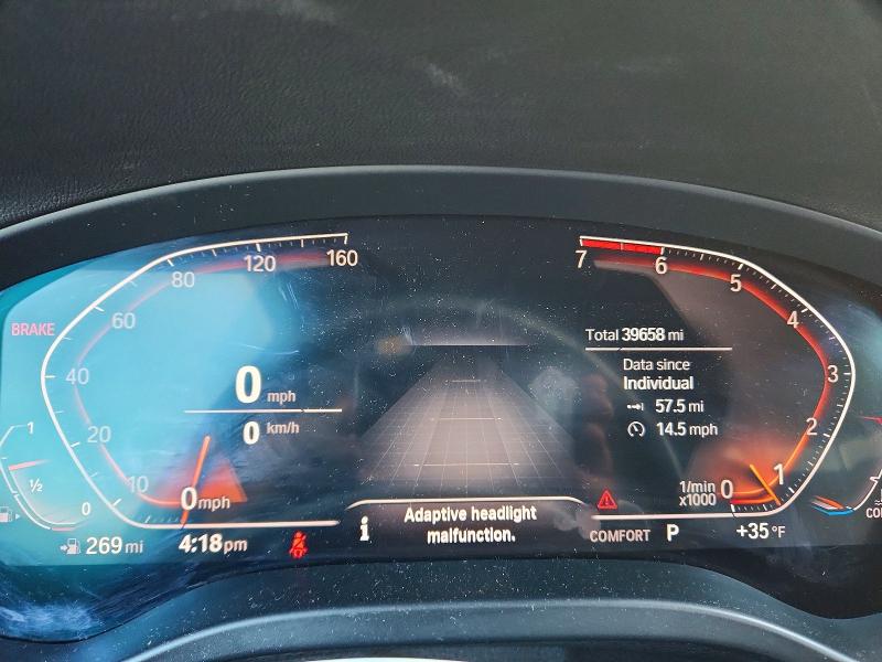 Photo 9 from auction – 2020 BMW X3 XDRIVE3 with VIN 5UXTY5C04L9C20838