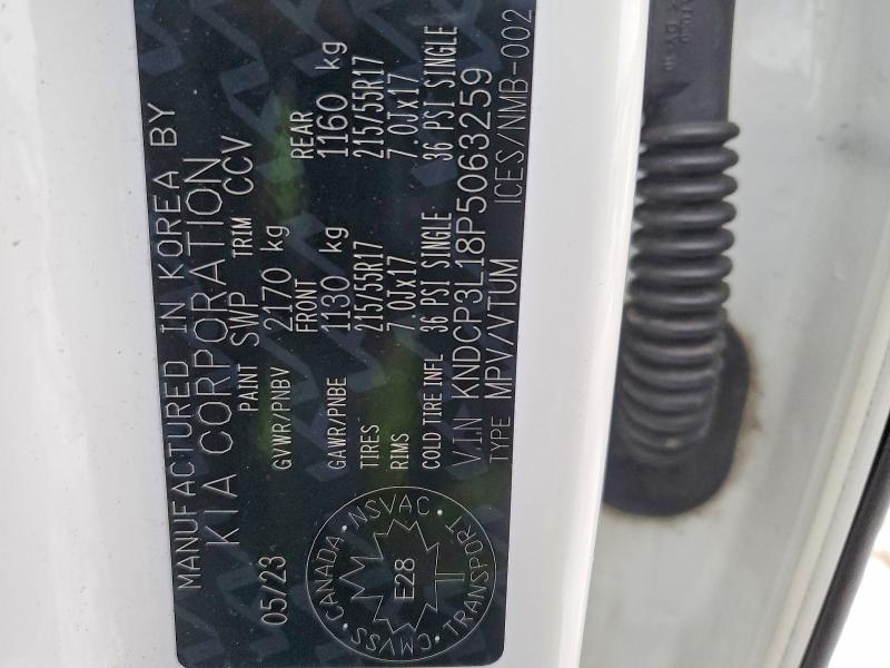 Photo 14 from auction – 2023 KIA NIRO PREMI with VIN KNDCP3L18P5063259