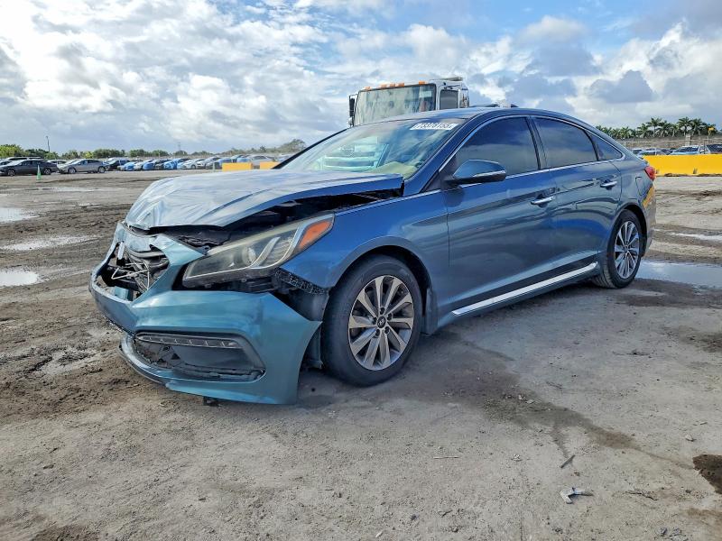 HYUNDAI SONATA 2015 with VIN 5NPE34AF2FH247040 - Photo from auction
