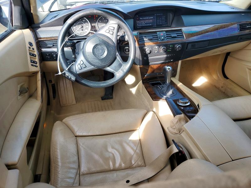 Photo 8 from auction – 2007 BMW 550 I with VIN WBANB53507CP06315