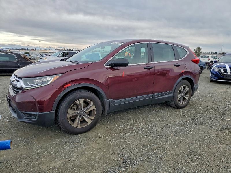HONDA CR-V LX 2017 with VIN 7FARW5H30HE005265 - Photo from auction