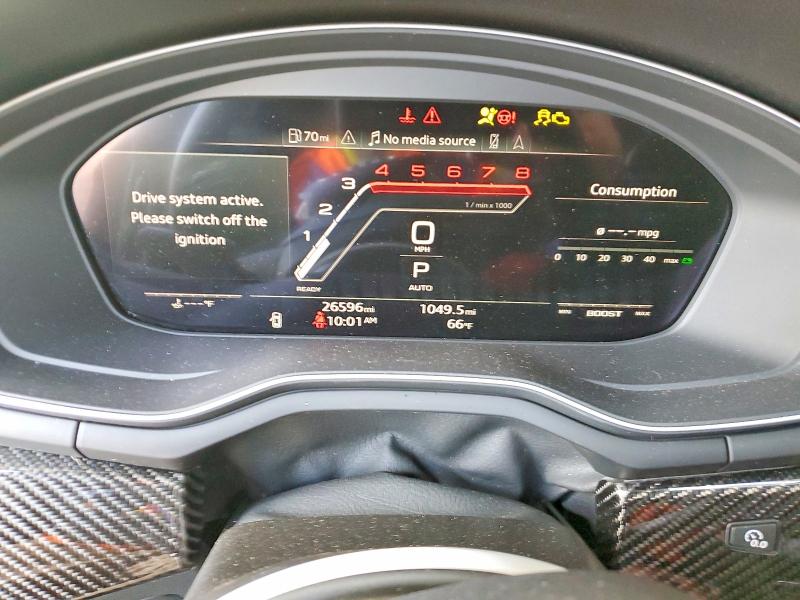 Photo 9 from auction – 2023 AUDI RS5 with VIN WUAAWCF56PA901324