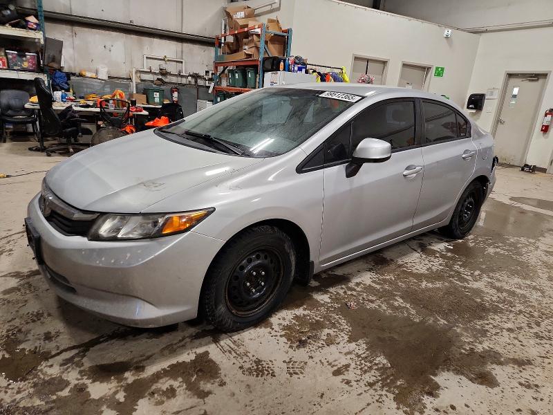 HONDA CIVIC LX 2012 with VIN 2HGFB2F41CH110258 - Photo from auction
