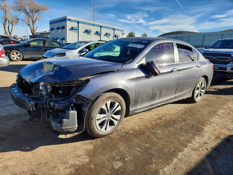 HONDA ACCORD LX 2014 with VIN 1HGCR2F34EA183762 - Photo from auction