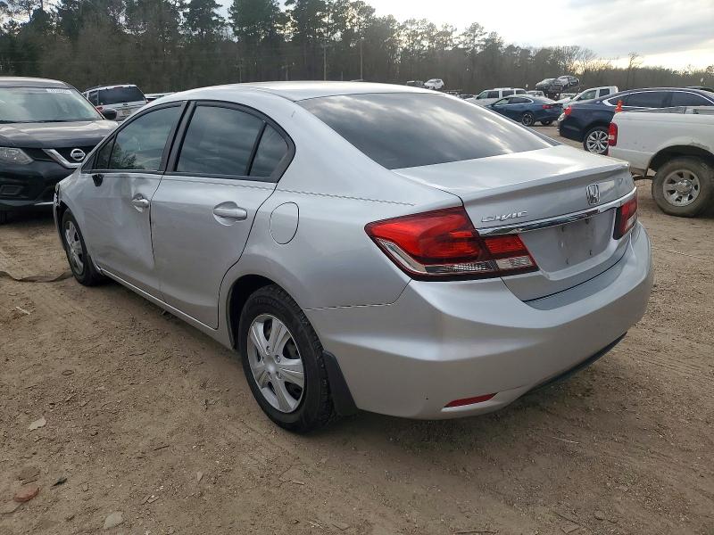 Photo 2 from auction – 2013 HONDA CIVIC LX with VIN 19XFB2F5XDE013225