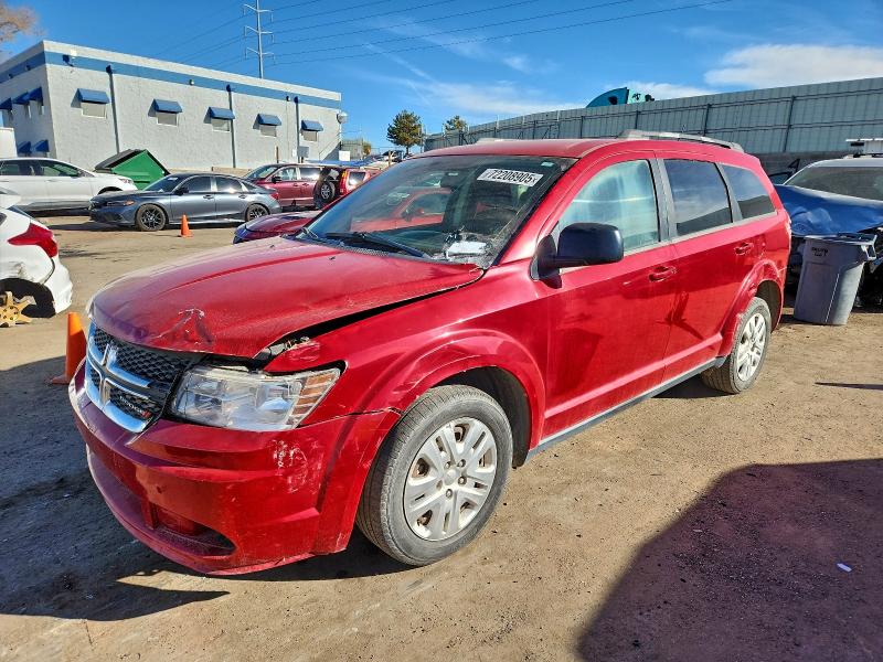 DODGE JOURNEY SE 2018 with VIN 3C4PDCAB7JT347611 - Photo from auction