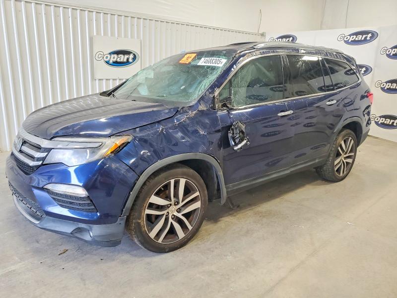 HONDA PILOT ELIT 2016 with VIN 5FNYF6H08GB068227 - Photo from auction