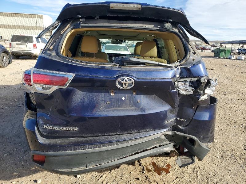 Photo 6 from auction – 2016 TOYOTA HIGHLANDER with VIN 5TDDKRFH6GS347028