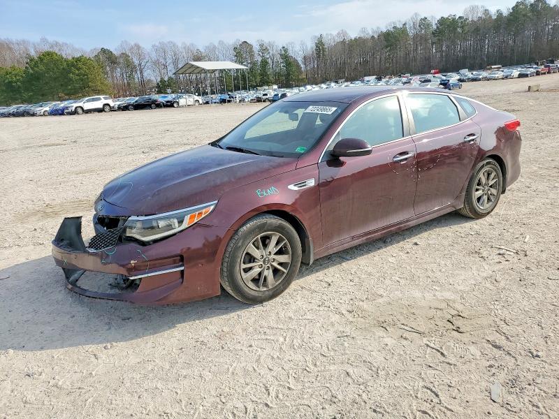 KIA OPTIMA LX 2016 with VIN 5XXGT4L38GG097525 - Photo from auction
