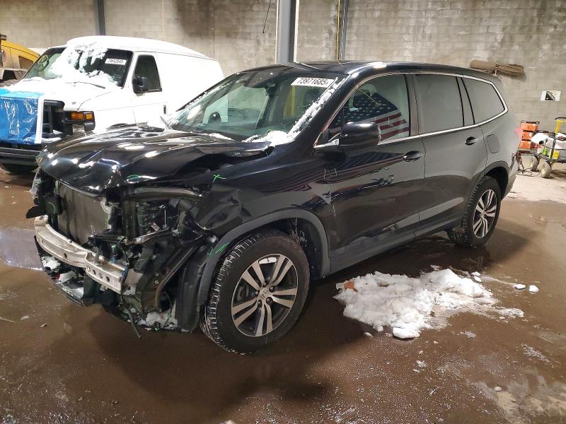 HONDA PILOT EXL 2018 with VIN 5FNYF6H63JB026382 - Photo from auction