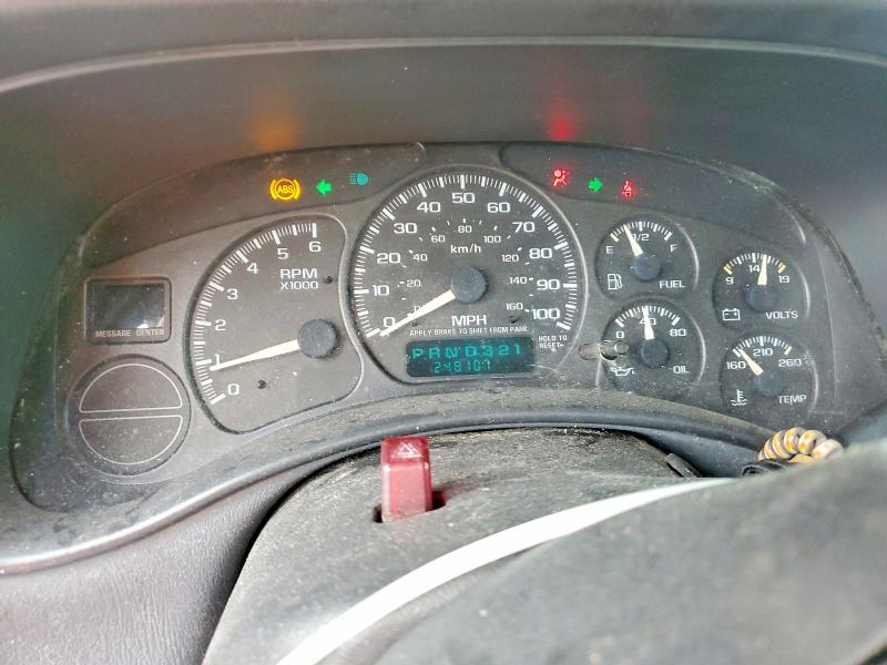 Photo 9 from auction – 2002 CHEVROLET AVALANCHE with VIN 3GNEC13T62G147275
