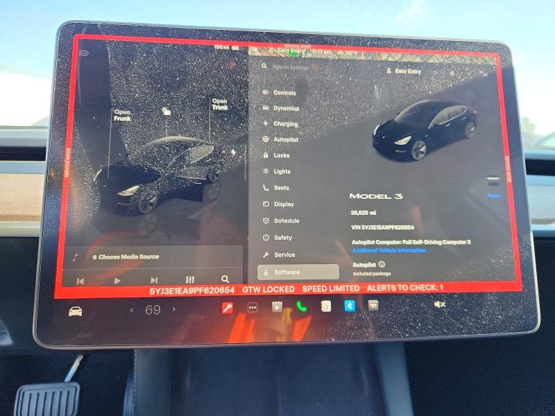 Photo 9 from auction – 2023 TESLA MODEL 3 with VIN 5YJ3E1EA9PF620654