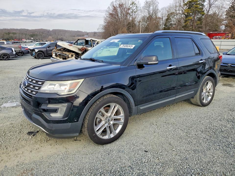 FORD EXPLORER 2017 with VIN 1FM5K7FH1HGB76740 - Photo from auction