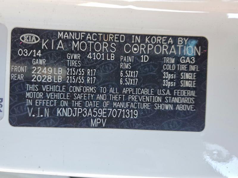 Photo 14 from auction – 2014 KIA SOUL + with VIN KNDJP3A59E7071319