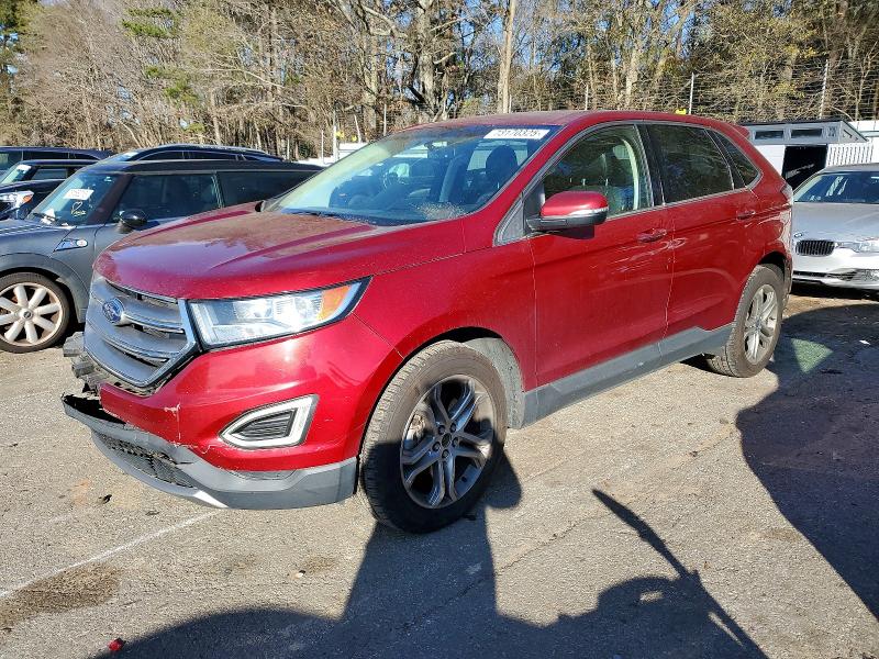 FORD EDGE TITAN 2017 with VIN 2FMPK4K97HBB31573 - Photo from auction