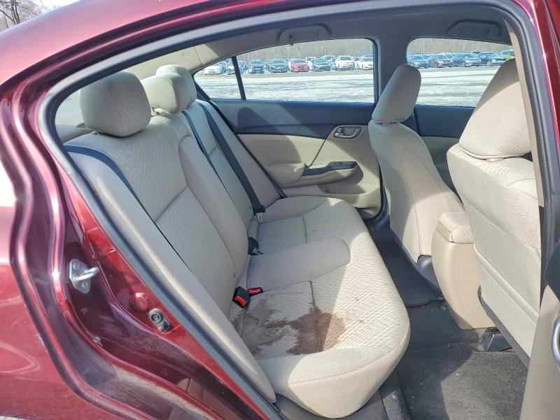 Photo 10 from auction – 2014 HONDA CIVIC LX with VIN 19XFB2F5XEE071367