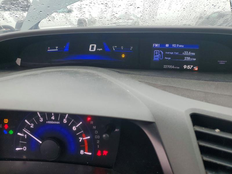 Photo 9 from auction – 2012 HONDA CIVIC LX with VIN 19XFB2F57CE376192