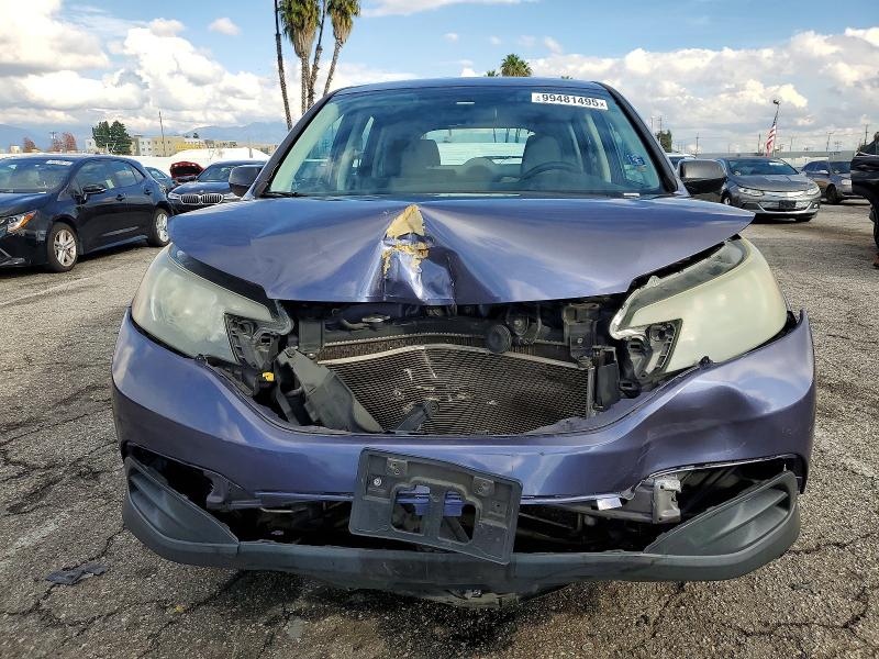 Photo 5 from auction – 2014 HONDA CR-V LX with VIN 5J6RM3H37EL015218