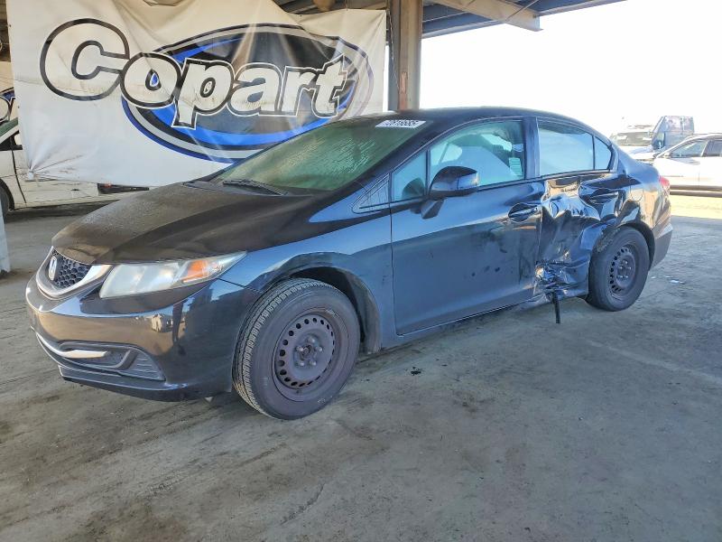 HONDA CIVIC LX 2013 with VIN 19XFB2F56DE291541 - Photo from auction