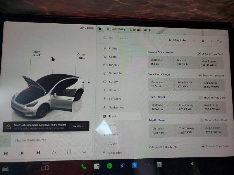 Photo 9 from auction – 2025 TESLA MODEL Y with VIN 7SAYGDEE0SA345558