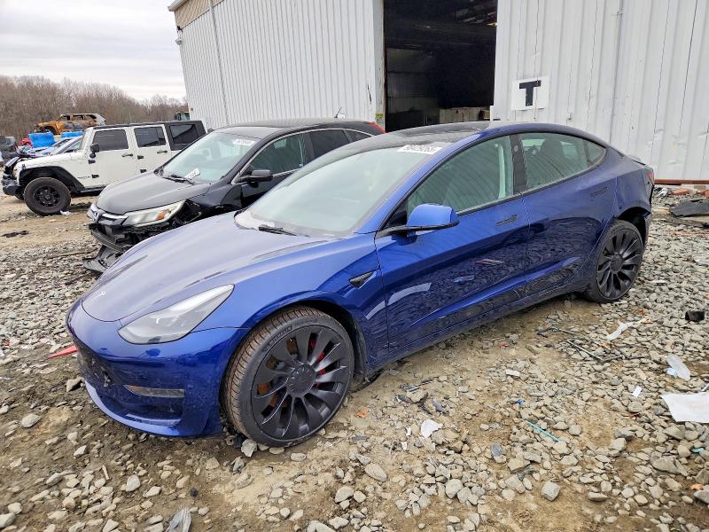 TESLA MODEL 3 2023 with VIN 5YJ3E1EC6PF480614 - Photo from auction
