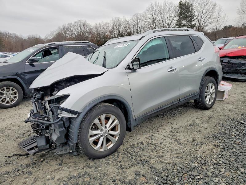 NISSAN ROGUE S 2016 with VIN 5N1AT2MV3GC876370 - Photo from auction