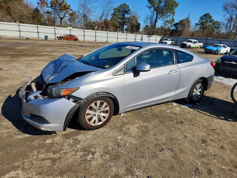 HONDA CIVIC LX 2012 with VIN 2HGFG3A55CH541497 - Photo from auction