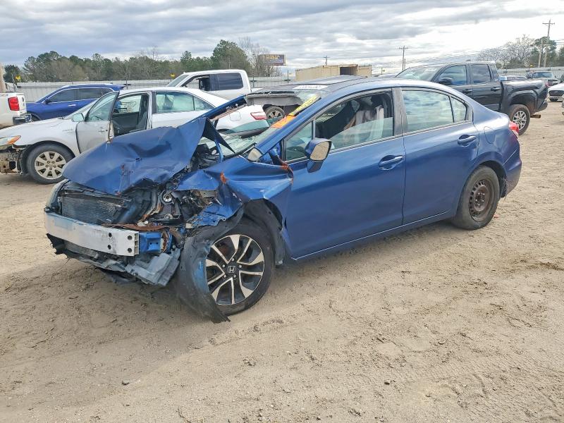 HONDA CIVIC EX 2013 with VIN 19XFB2F85DE059099 - Photo from auction