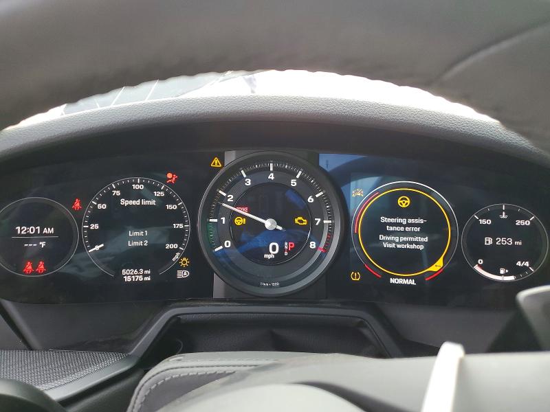 Photo 9 from auction – 2021 PORSCHE 911 with VIN WP0CA2A93MS239717