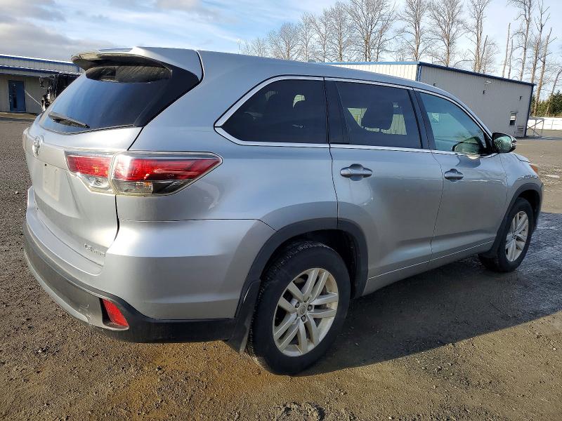 Photo 3 from auction – 2015 TOYOTA HIGHLANDER with VIN 5TDBKRFH5FS163818