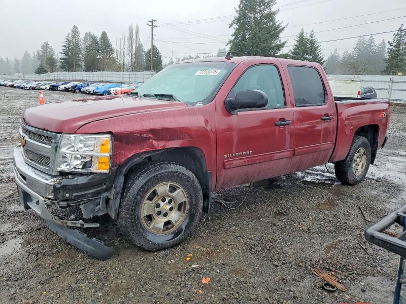 CHEVROLET SILVERADO 2013 with VIN 3GCPKSE74DG317940 - Photo from auction