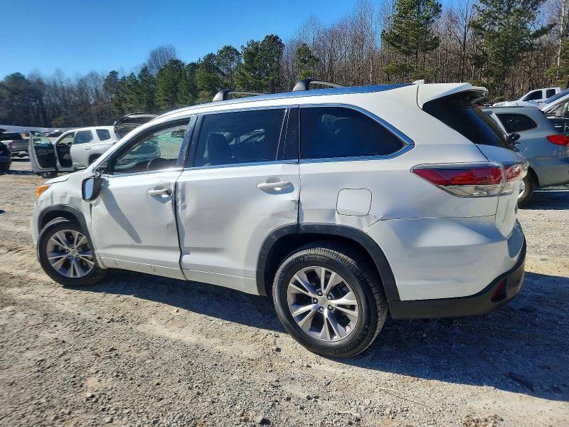 Photo 2 from auction – 2015 TOYOTA HIGHLANDER with VIN 5TDKKRFH4FS089355