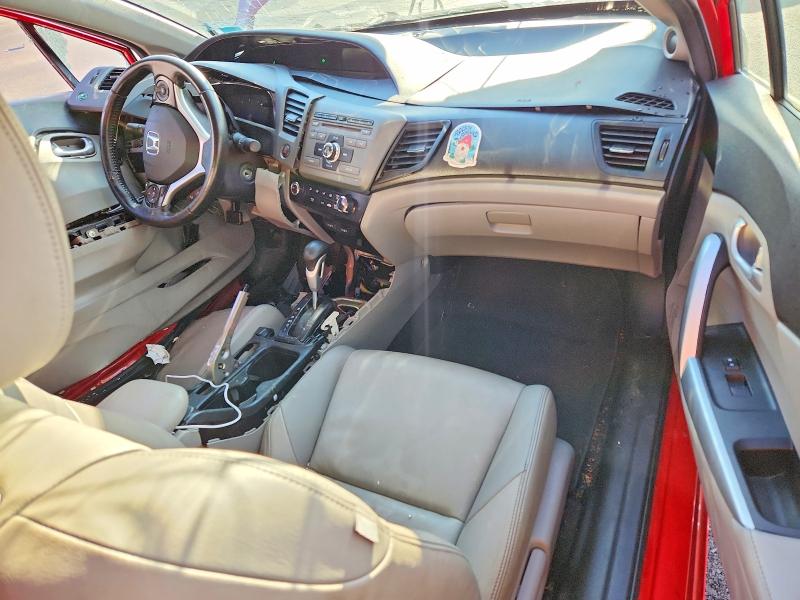 Photo 8 from auction – 2012 HONDA CIVIC EXL with VIN 2HGFG3B11CH534073
