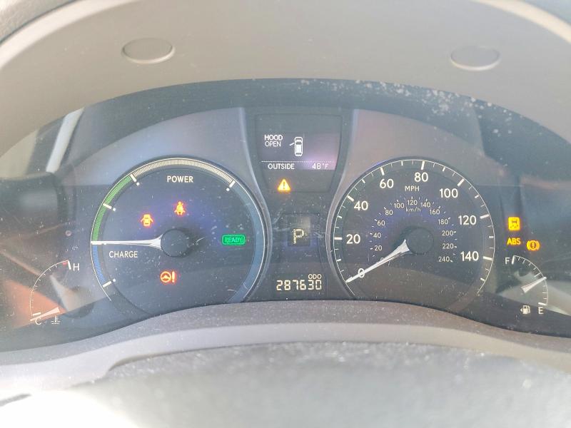 Photo 9 from auction – 2012 LEXUS RX 450H with VIN JTJBC1BAXC2427526