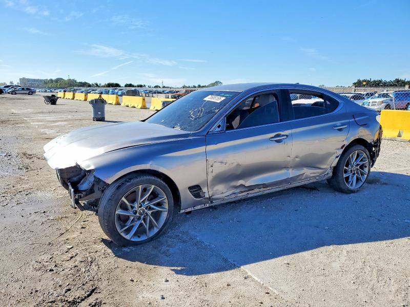 GENESIS G70 BASE 2022 with VIN KMTG34TA6NU093254 - Photo from auction