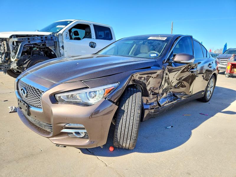 INFINITI Q50 2014 with VIN JN1BV7AR3EM691317 - Photo from auction