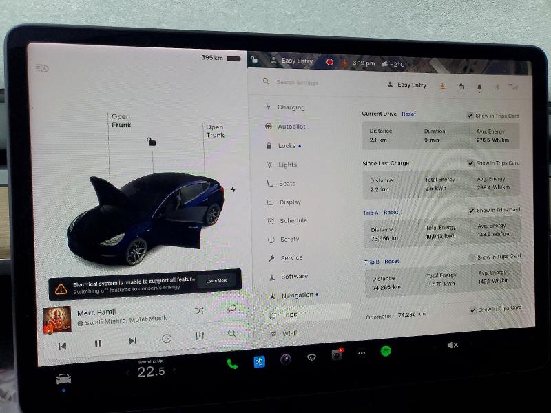 Photo 9 from auction – 2022 TESLA MODEL 3 with VIN 5YJ3E1EA4NF152734