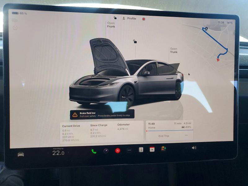 Photo 9 from auction – 2025 TESLA MODEL 3 with VIN 5YJ3E1EA0SF079907