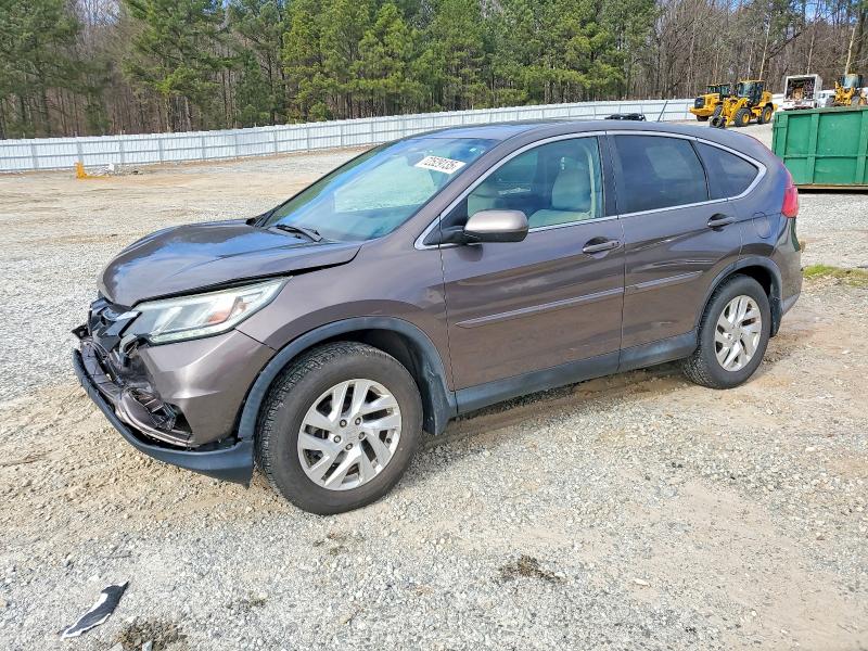 HONDA CR-V EX 2015 with VIN 2HKRM3H55FH526455 - Photo from auction
