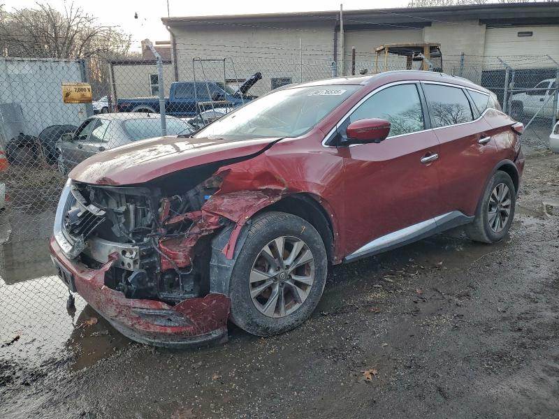 NISSAN MURANO S 2016 with VIN 5N1AZ2MG5GN142270 - Photo from auction