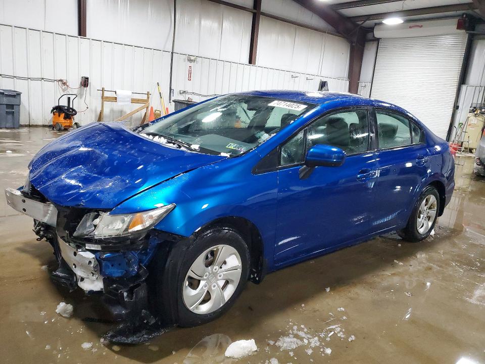 HONDA CIVIC LX 2014 with VIN 2HGFB2F58EH556855 - Photo from auction