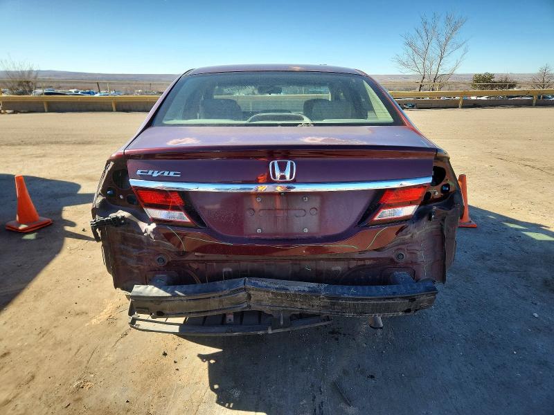 Photo 6 from auction – 2013 HONDA CIVIC with VIN 2HGFB2F91DH511595