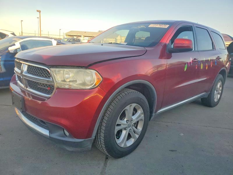 DODGE DURANGO SX 2013 with VIN 1C4RDHAGXDC698725 - Photo from auction